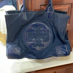 Tory Burch navy tote